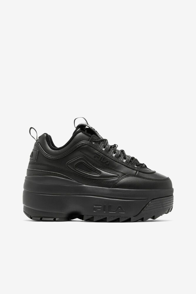 Fila Trainers Womens Black Disruptor 2 Wedge - Ireland 06195-ZUXH